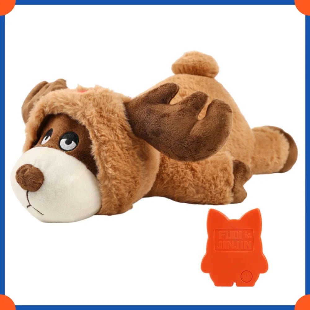 Plush Puppy Heartbeat Toy - Calming Stuffed Animal for Anxiety, Sleep Training and Behavior, 16 Designs, Birthday Gift for Dogs - The Petzzy